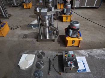 Máquina prensadora de aceite hidráulico de maní usada comercial lk 6yz-150-comprar