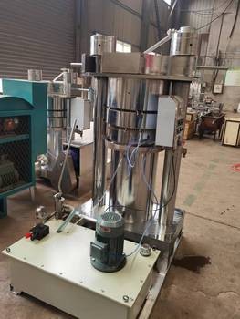Máquina de aceite de prensa en frío hidráulica automática grande de 20 kg/h 6y-180