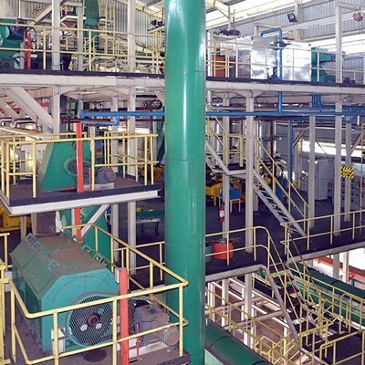 Molino de prensa de aceite de soja llave en mano a gran escala de 100 tpd en Paraguay