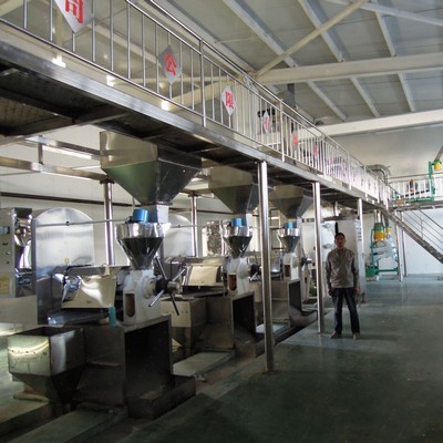 Línea de producción de prensa de aceite de sésamo combinada 6yl-68 de Nicaragua