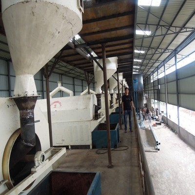 Una planta de molino de aceite, máquina para fabricar aceite de semilla de algodón en Honduras