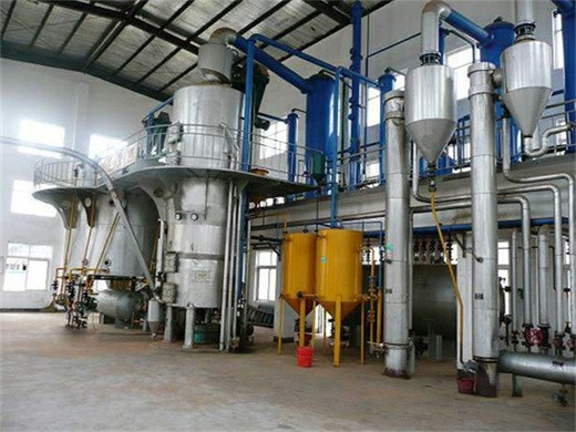Sistema de refinería de petróleo del mundo: refinería de prensa de aceite comestible en Paraguay.
