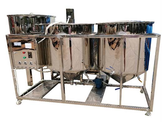 Refinería modular de aceite de soja, prensa de tornillo en frío, aceite automático
