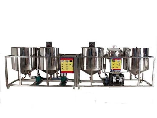 Máquina de refinería de aceite comestible de planta de refinería de aceite vegetal 30-50tpd